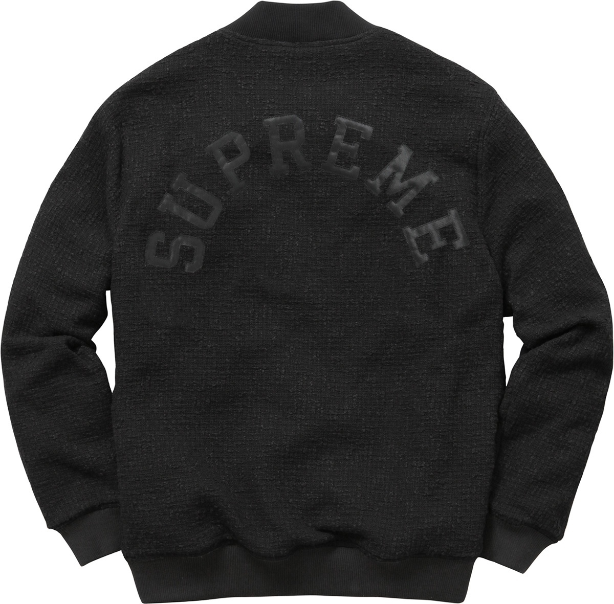 Bouclé Varsity Jacket view 8